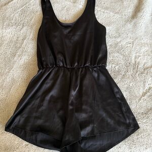 Victorias Secret satin romper pajamas